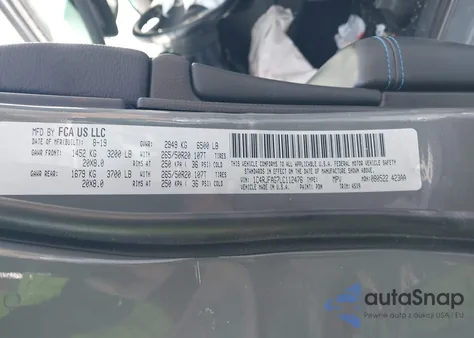 2020 Jeep Grand Cherokee Upland 4X4 из США, поврежденный, VIN 1C4RJFAG7LC112476